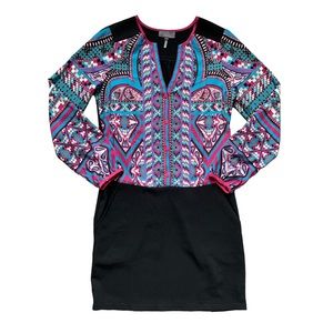 Hale Bob Long Sleeved Mini Dress XS